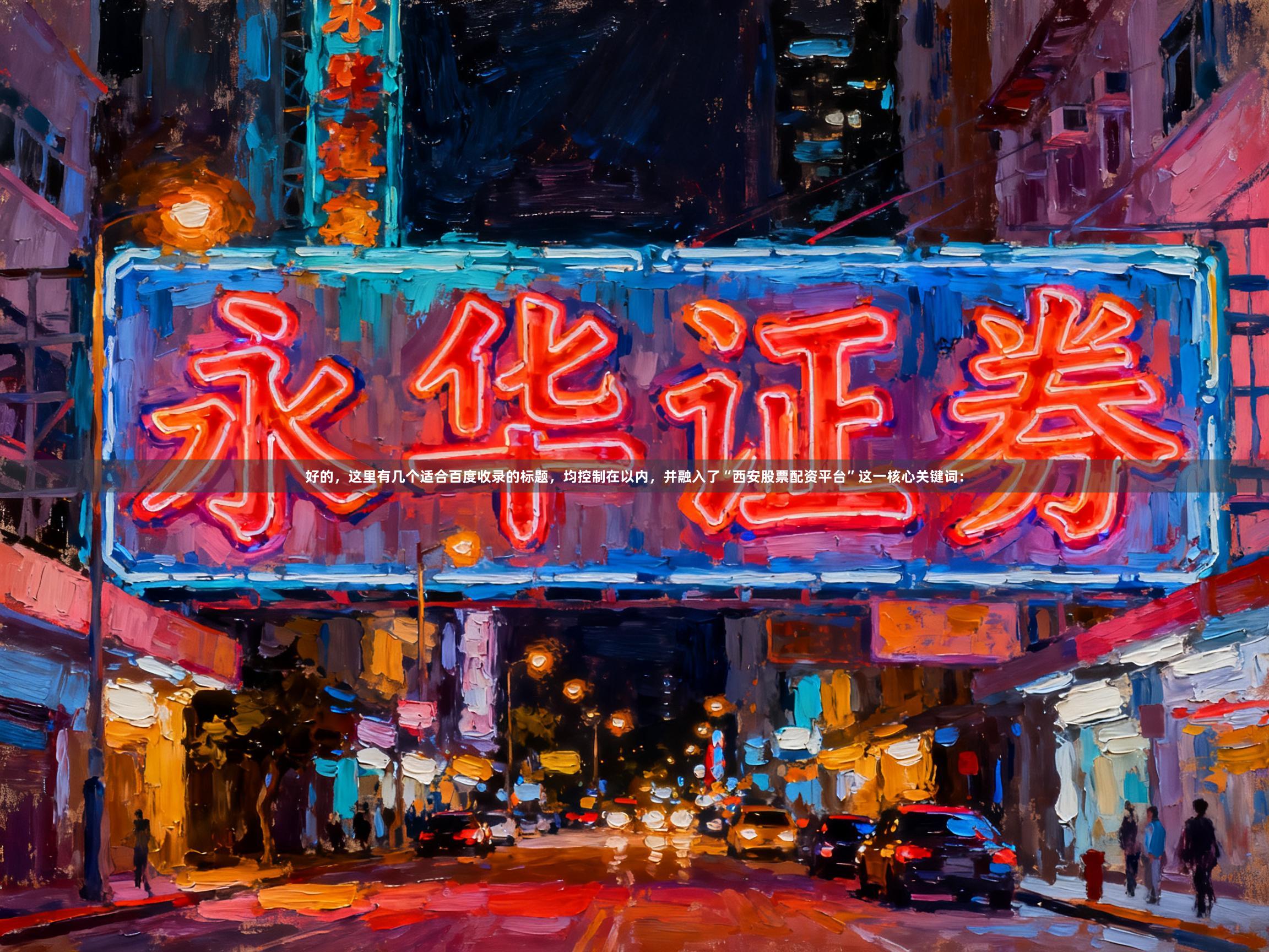 好的，这里有几个适合百度收录的标题，均控制在以内，并融入了“西安股票配资平台”这一核心关键词：